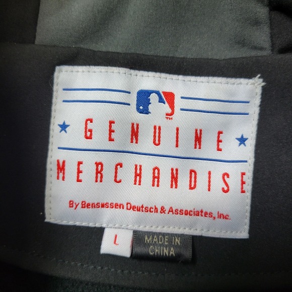 MLB Insiders Club Life Member Cleveland Indians Mens Large Black Gray Full Zip - Picture 4 of 7